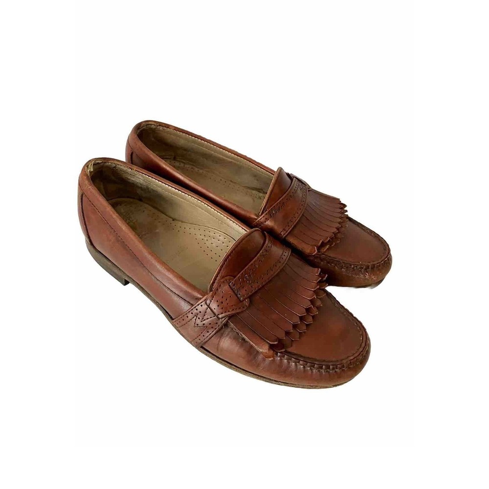 Allen Edmonds Shoes Sz 9 Springvale Brown Leather Loafer Penny  Mens